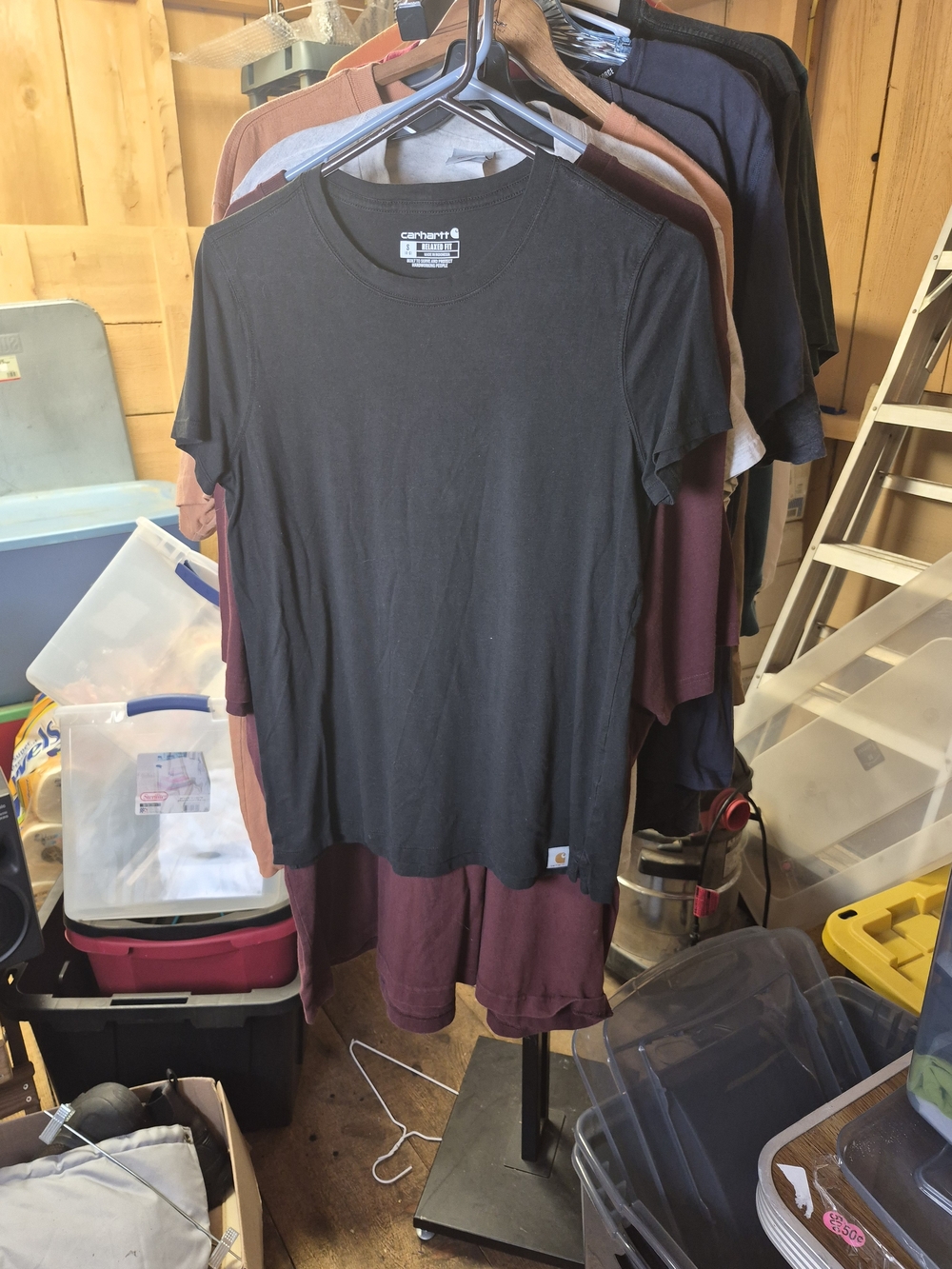 Carhartt Black Women's Short-Sleeve Crew Tee Bin 50
